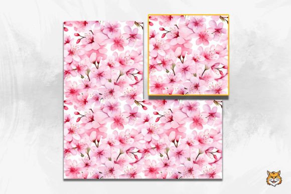 Cherry Blossom Seamless Pattern 14: A Versatile Design for Your Creative Projects