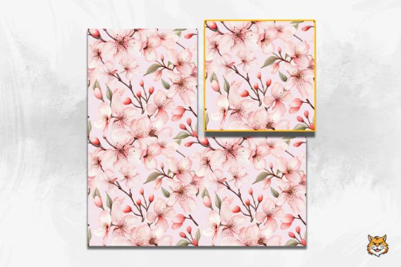 Cherry Blossom Seamless Pattern 15: A Versatile Design Solution