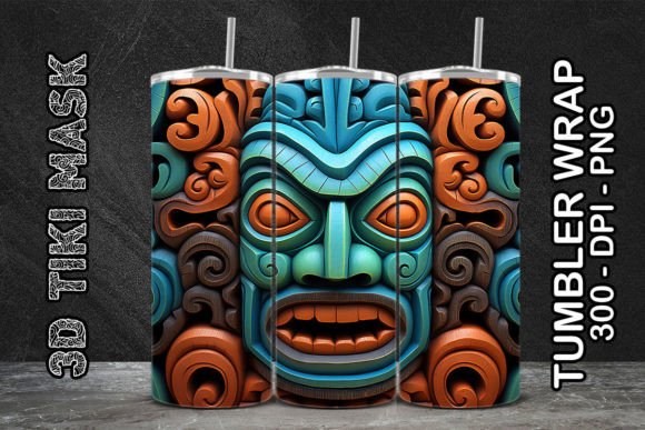 Discover the Versatility of 3D Maya Tiki Tumbler 33 for Your Creative Projects