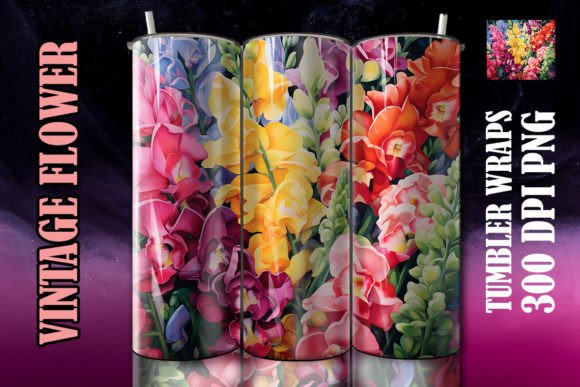 Explore the 3D Snapdragon Flower Tumbler 2