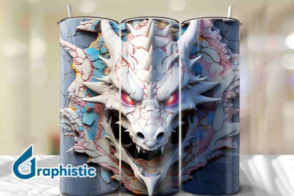 Explore the Versatile Dragon 3D Smashed Wall Art
