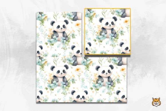 Exploring the Versatility of Baby Cute Panda Seamless Patterns