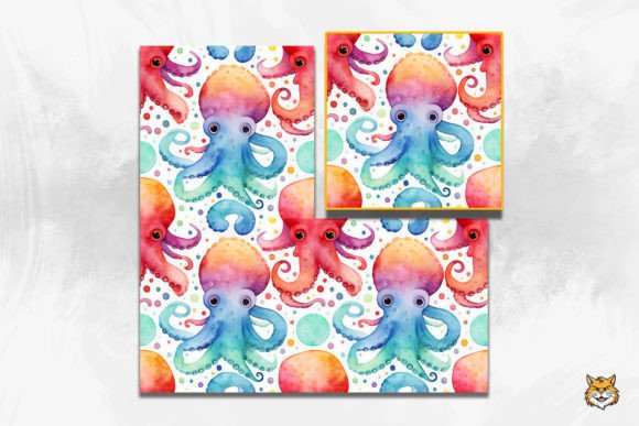 Exploring the Versatility of Octopus Seamless Pattern for Creative Projects