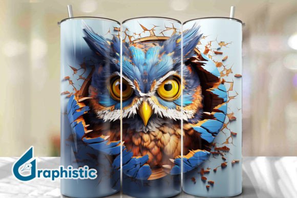 Unleash Creativity with Owl 3D Smash Wall Art