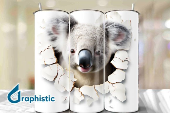 Unlocking Creativity with Koala 3D Smash Wall Art Background 23